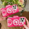 3D Barbie Stand Silicone Phone Case for Apple iPhone Model