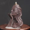 Beautiful Lady Sculpture Ceramic Waterfall Backflow Incense Burner Holder Beautiful Lady Sculpture Ceramic Waterfall Backflow Incense Burner Holder