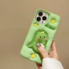 O1CN01gvk4vH2GYsYHRYtqf_!!2171299028-0-cib 3D Green Dinosaur Silicone Phone Shell for Apple iPhone Model
