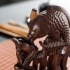 Carp Leaping Over the Dragon Gate Ceramic Backflow Incense Burner - Image 2