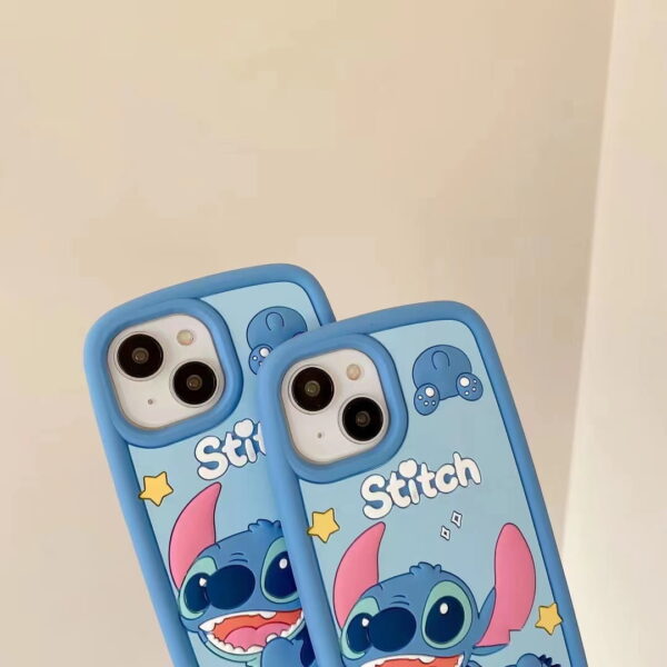 Cute Stitch Silicone Phone Cover for Apple iPhone Models