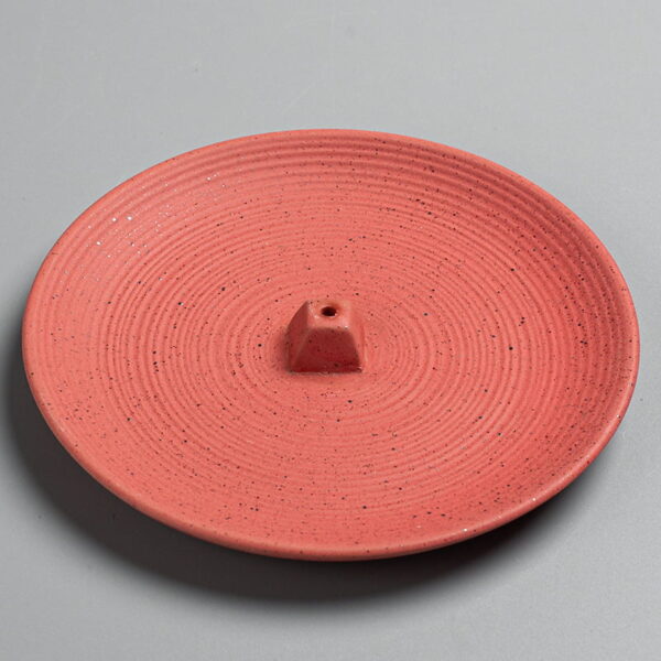 Macaron Color Plate Ceramic Incense Stick Holder