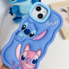 O1CN01hvxI9R1p6ULdf3bi0_!!3476145311-0-cib Cute 3D Blue Stitch Silicone Phone Cover for Apple iPhone Model