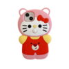 Cute Cartoon Hello Kitty Silicone Phone Cover for Apple iPhone Models