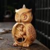 Cute Owl Ceramic Unique Backflow Incense Burner