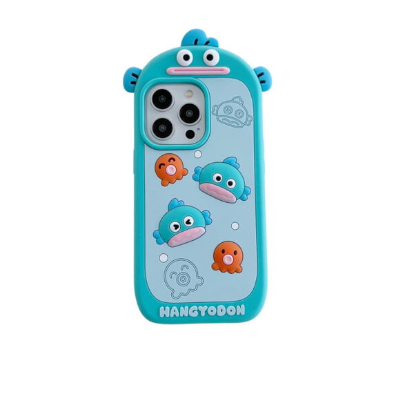 Funny Ugly Fish Silicone Phone Cover for Apple iPhone Models