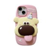 3D Cartoon Dog Silicone Phone Case for Apple iPhone Model
