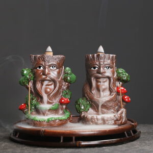Christmas Tree Monster Ceramic Backflow Incense Waterfall Christmas Tree Monster Ceramic Backflow Incense Waterfall