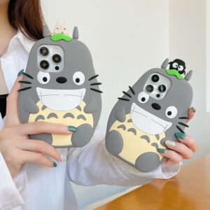 Cute Totoro Silicone Phone Case for Apple iPhone Models Cute Totoro Silicone Phone Case for Apple iPhone Models
