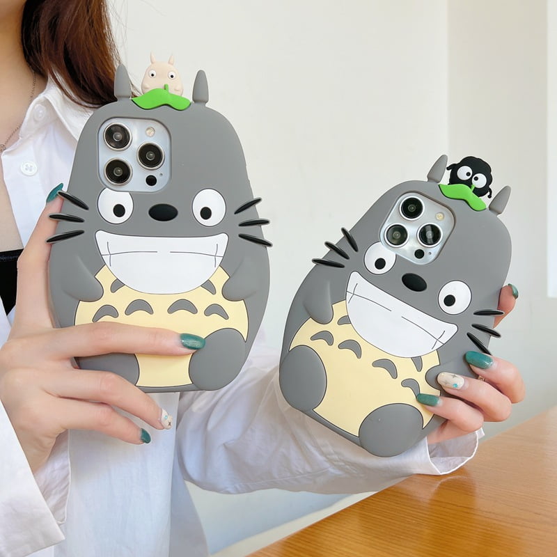Cute Totoro Silicone Phone Case for Apple iPhone Models