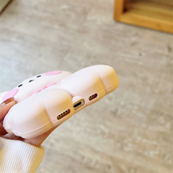 O1CN01kNIIZM2ICYOv7WzRz_!!2203426429250-0-cib Cartoon Cute Rabbit Silicone Phone Shell for Apple iPhone Models