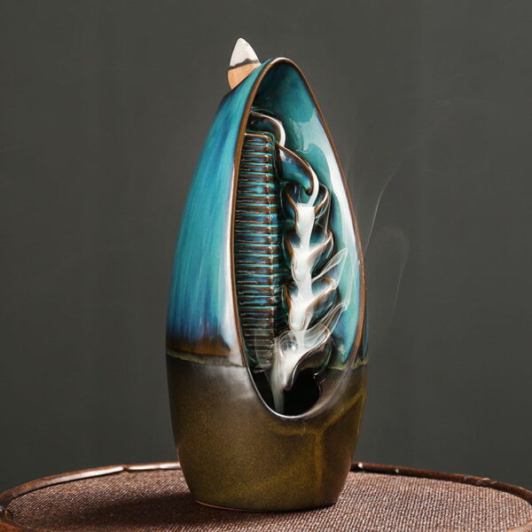 Ceramics Ladder Handmade Censer Incense Cone Holder Fountain