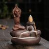 Halloween Yoga Skeleton Ceramic Backflow Incense Holder