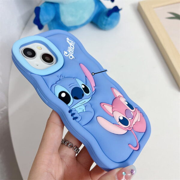 O1CN01lBUePp1p6ULhRtvmV_!!3476145311-0-cib Cute 3D Blue Stitch Silicone Phone Cover for Apple iPhone Model