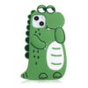O1CN01liBL231xCSOavhtJj_!!2215112986407-0-cib 3D Green Crocodile Silicone Phone Shell for Apple iPhone Model