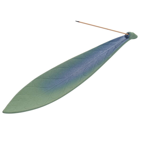 Retro Leaf Ceramic Incense Stick Holder
