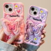 3D Butterfly Folding Stand Silicone Phone Case for Apple iPhone Models 3D Butterfly Folding Stand Silicone Phone Case for Apple iPhone Models