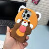 O1CN01n6gbTz1v1LfHhZjyS_!!2587696112-0-cib 3D Raccoon Liquid Silicone Phone Cover for Apple iPhone Model
