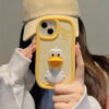 Funny 3D Cartoon Duck Silicone Phone Case for Apple iPhone Model