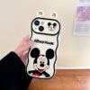 Cute Mickey Mouse Minnie 3D Silicone Phone Shell for Apple iPhone Models