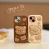 O1CN01pJXhjY2Eon7duIDxX_!!2568558792-0-cib Cute Bear Stand Silicone Phone Shell for Apple iPhone Models