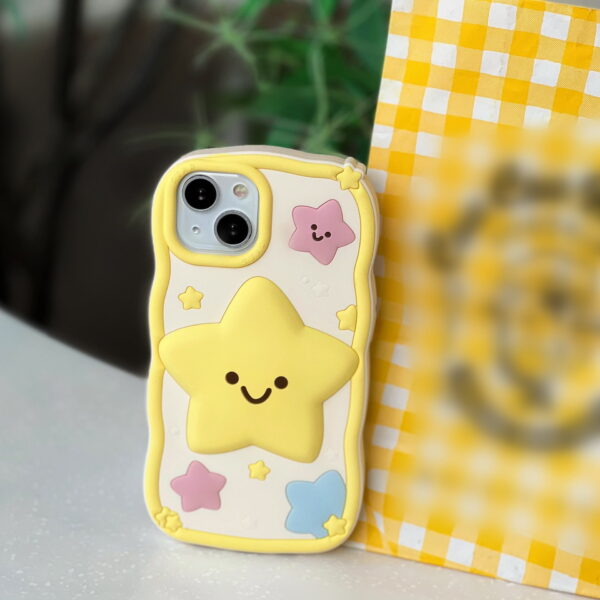 O1CN01pOFaCD1XhRHPCkLD4_!!2212861662955-0-cib 3D Star Silicone Phone Case for Apple iPhone Models