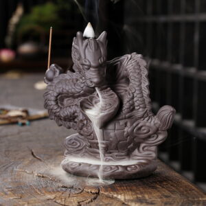 Dragon Globe Clouds Purple Sand Reverse Smoke Incense Burner Dragon Globe Clouds Purple Sand Reverse Smoke Incense Burner
