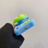 3D Cartoon 3 Eyes Monster Stand Silicone Phone Case for Apple iPhone Model