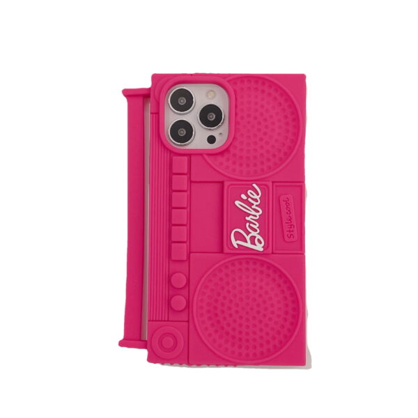 O1CN01qOBUZd1Bs2oW6hx7H_!!0-0-cib 3D Barbie Audio Radio Silicone Cell Phone Case for Apple iPhone Model