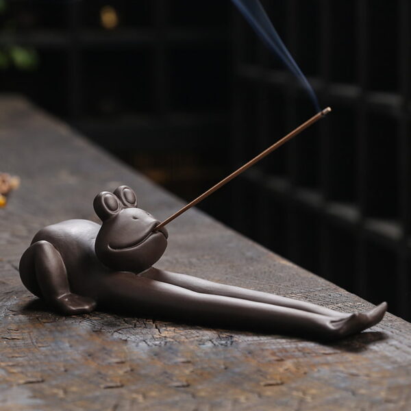 Frog Cat Rabbit Ceramic Incense Stick Holder