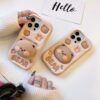 O1CN01rANLr71l9uujxtT9y_!!2211664104777-0-cib Cute 3D Bear Stand TPU Phone Case for Apple iPhone Models
