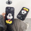 Cartoon 3D Black Mickey Mouse Silicone Phone Shell for Apple iPhone Models