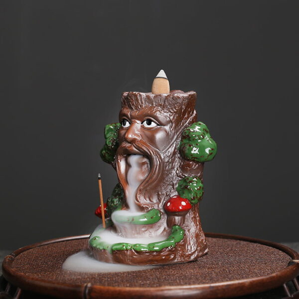 O1CN01rTF8yw1kW4KJanRkw_!!2551464690-0-cib Christmas Tree Monster Ceramic Backflow Incense Waterfall