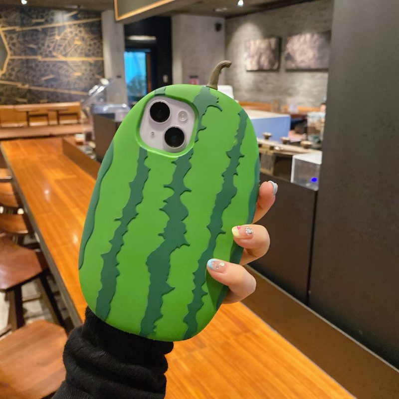 Vivid Watermelon Silicone Phone Cover for Apple iPhone Model