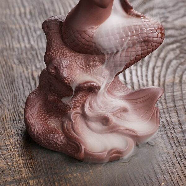 Beautiful Mermaid Lady Purple Sand Backflow Incense Cone Holder