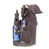 Flying Dragon Wizard Ceramic Incense Backflow Cone Holder With LED Light - Image 4