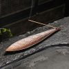 Retro Leaf Ceramic Incense Stick Holder