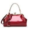 PU Leather Women's Bag, Trendy Glossy Handbag, Shoulder Crossbody Bag, Bridal Party Bag, Women's Bag