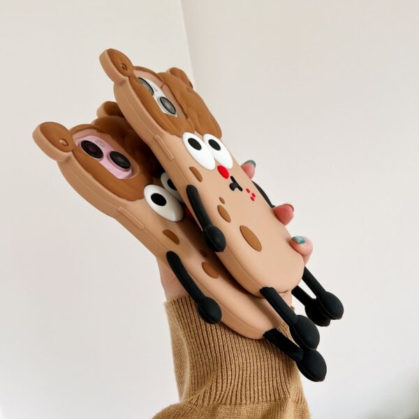 3D Potato Girl Silicone Phone Cover for Apple iPhone Model