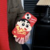 Red Cartoon Crayon Shin-chan Silicone Phone Cover for Apple iPhone Models