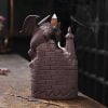 Flying Dragon Wizard Ceramic Incense Backflow Cone Holder With LED Light - Image 3