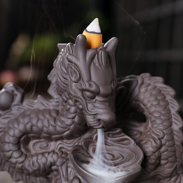 O1CN01vsLVa91kW4HFpmtMd_!!2551464690-0-cib Dragon Globe Clouds Purple Sand Reverse Smoke Incense Burner