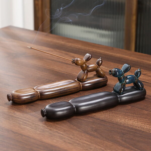 Balloon Dog Ceramic Incense Stick Holder