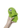 Green Shark Slipper Silicone Phone Case for Apple iPhone Models