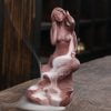Beautiful Mermaid Lady Purple Sand Backflow Incense Cone Holder - Image 5