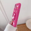 Rose Strawberry Bear Silicone Phone Cover for Apple iPhone Models