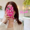 O1CN01zYPGkF1F81XfT0cMz_!!3357910441-0-cib Barbie Love Bow Silicone Phone Case With Stand for Apple iPhone Model