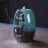 Oval Barrel Ceramic Waterfall Backflow Incense Burner - Image 4