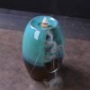 Oval Barrel Ceramic Waterfall Backflow Incense Burner
