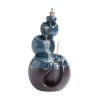 Blue Ceramic Tea Cup Clay Pot Backflow Incense Burner